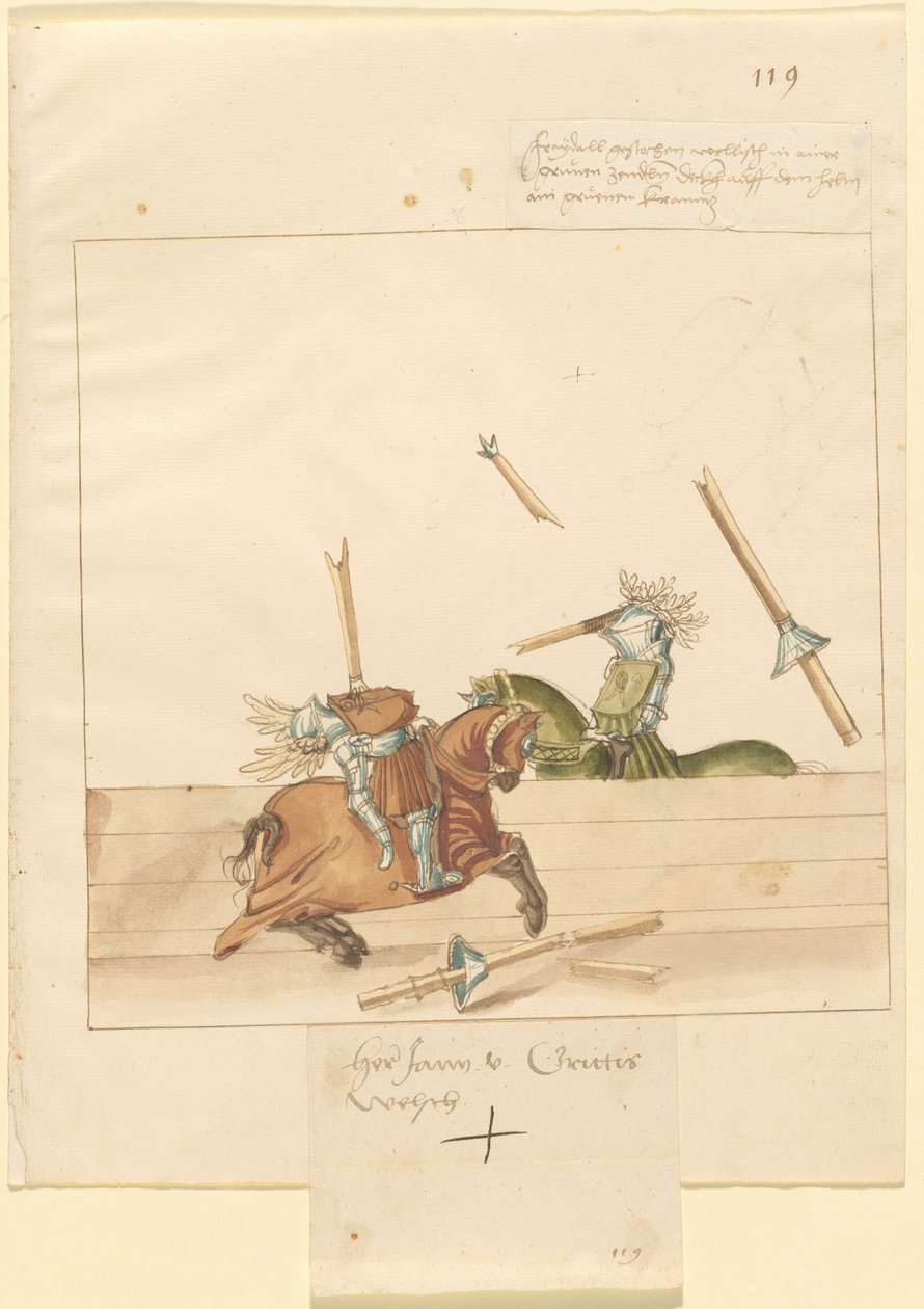 Italiaanse Vredesjoust door German 16th Century