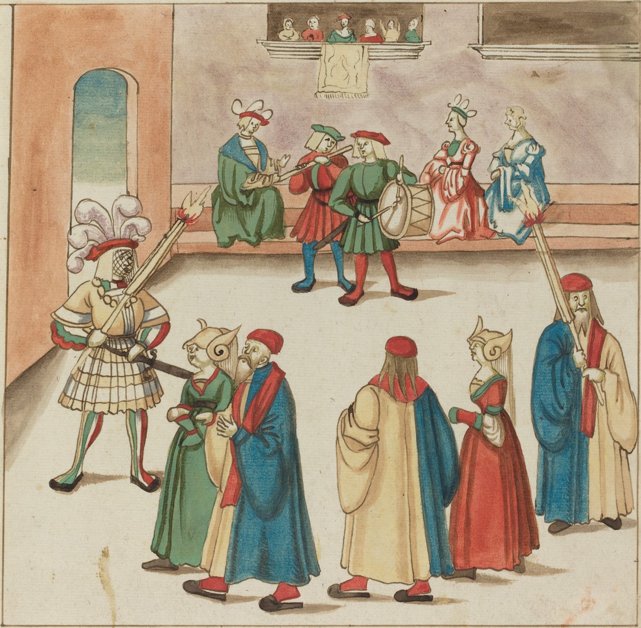 Maskerade door German 16th Century