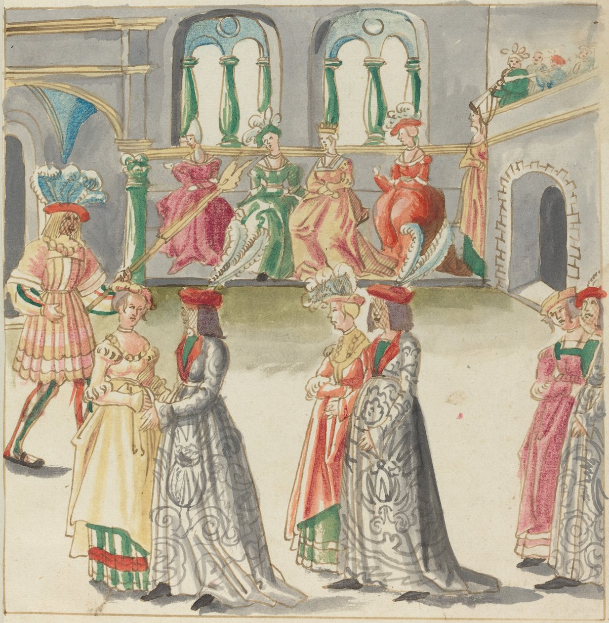Maskerade door German 16th Century