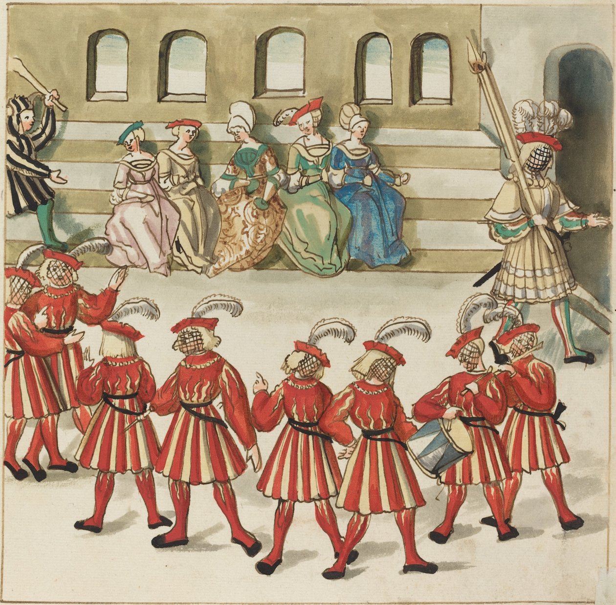 Maskerade door German 16th Century