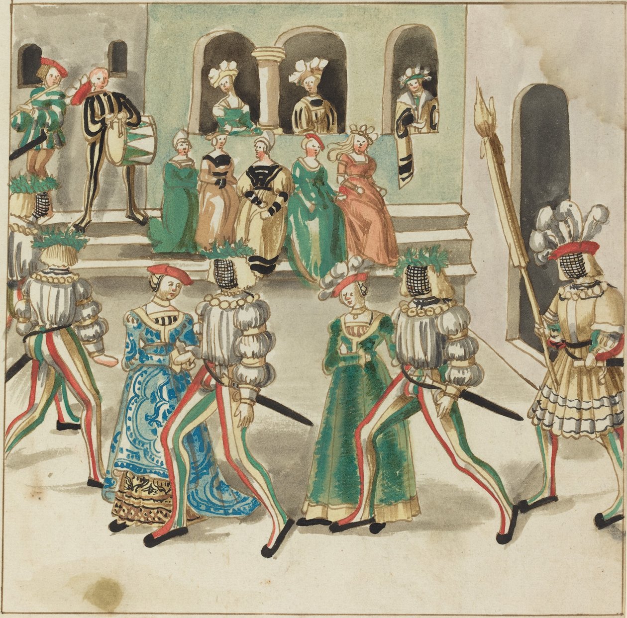 Maskerade door German 16th Century