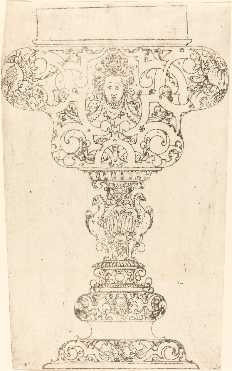 Ornament - Grote Beker door German 16th Century