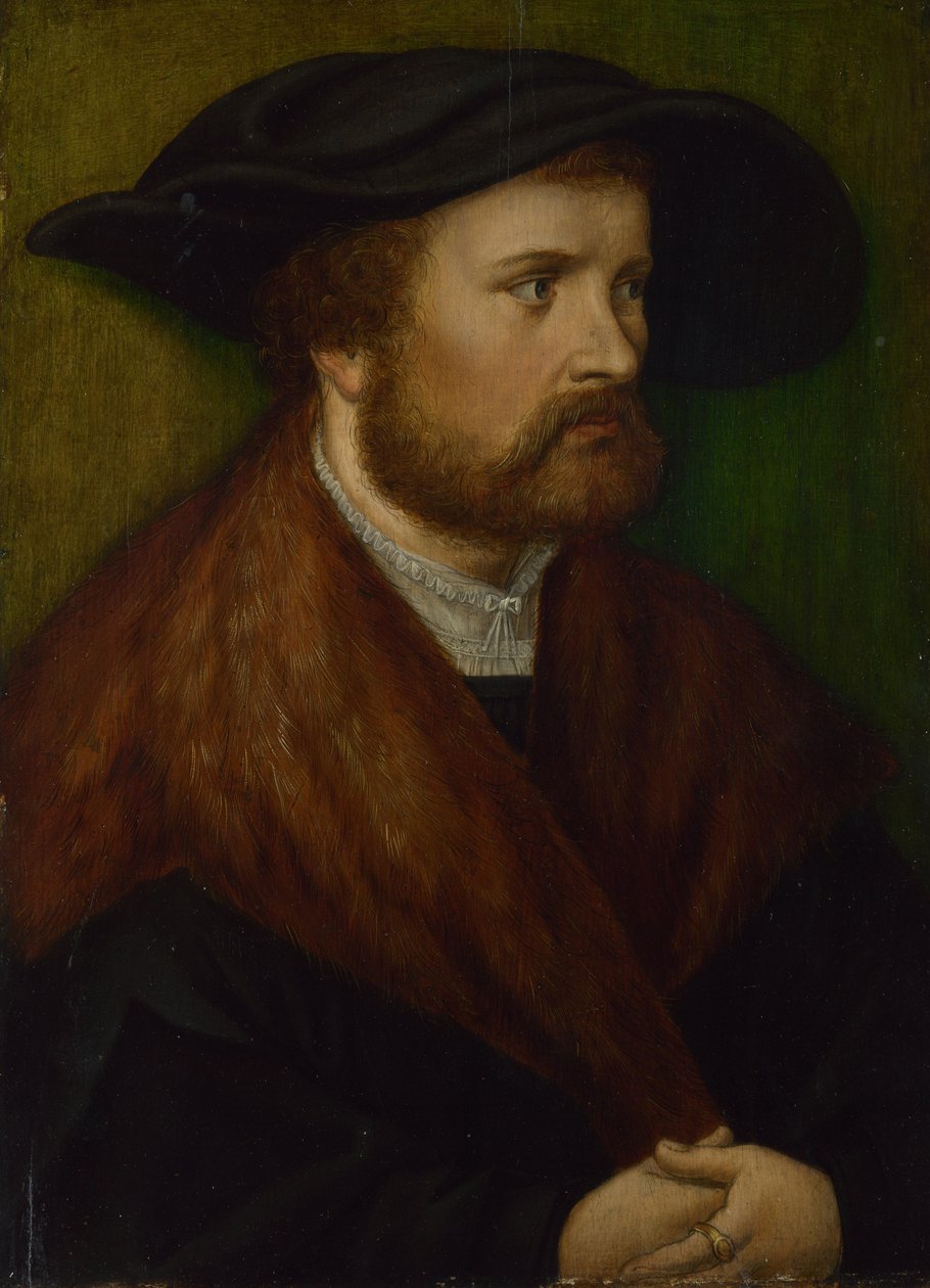 Portret van een man door German Master