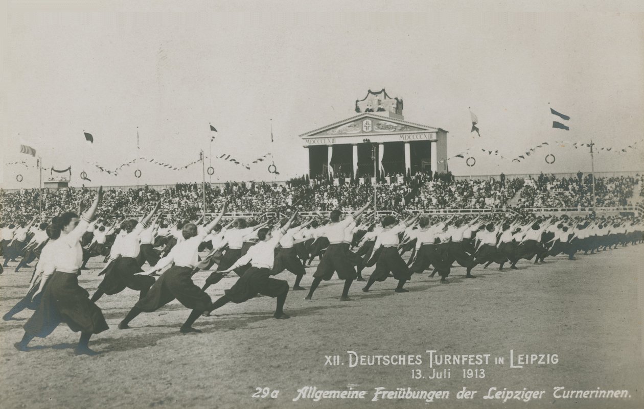Twaalfde Duitse gymnastiekfestival, Leipzig door German Photographer
