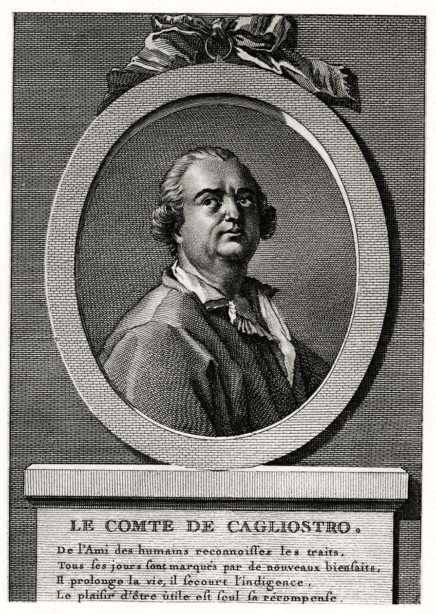Alexander Graaf Cagliostro door German School