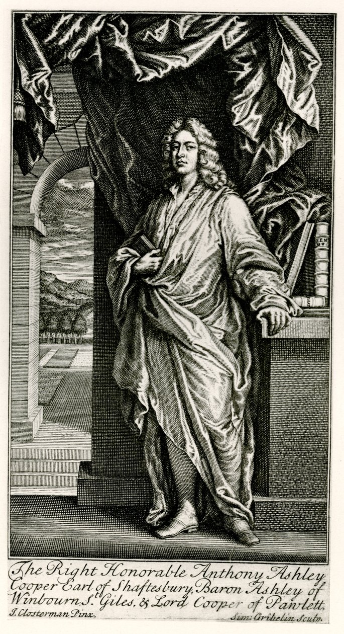 Anthony Ashley Cooper, 3e Graaf van Shaftesbury door German School