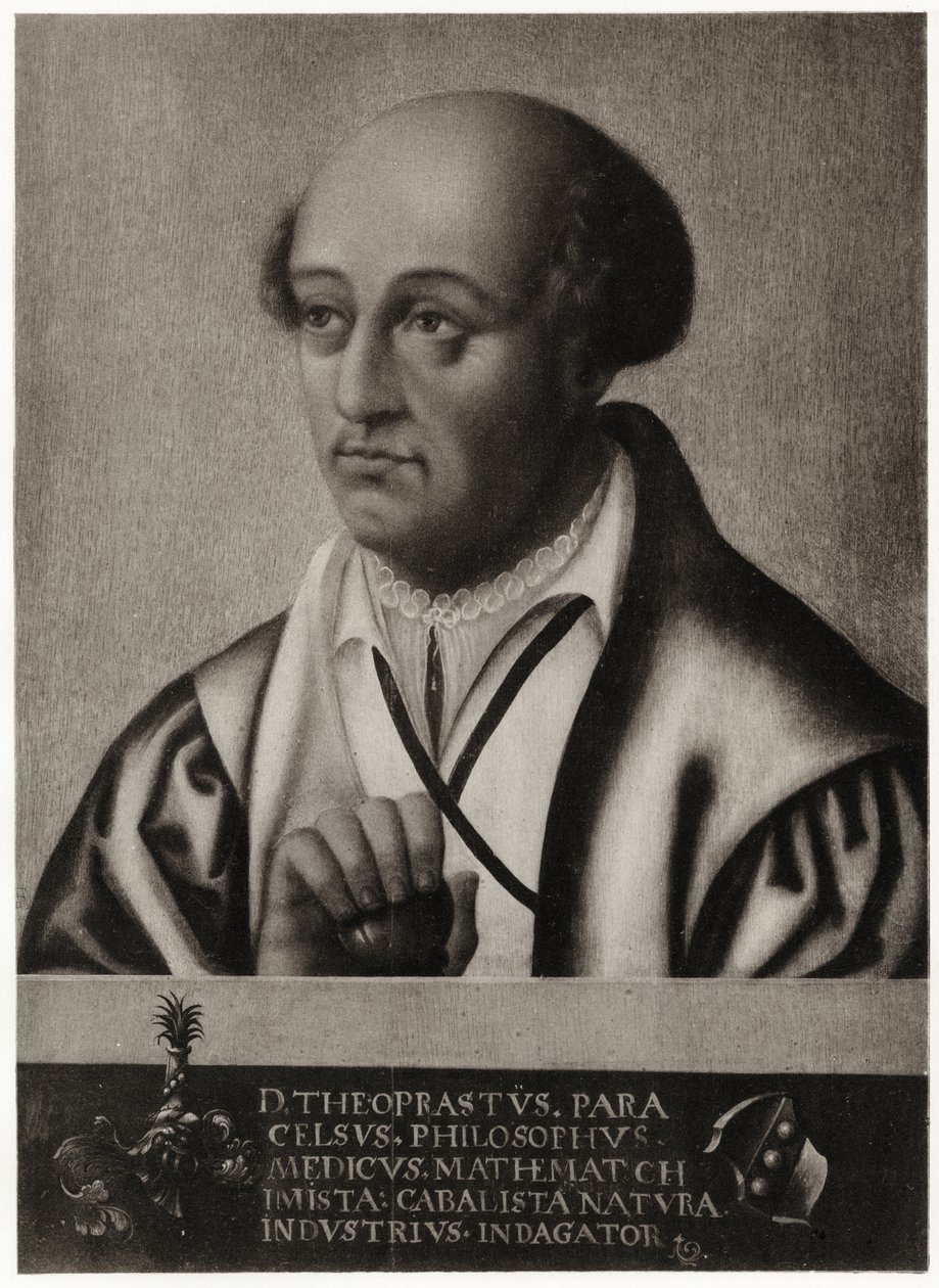 Aureolus Bombastus Paracelsus door German School
