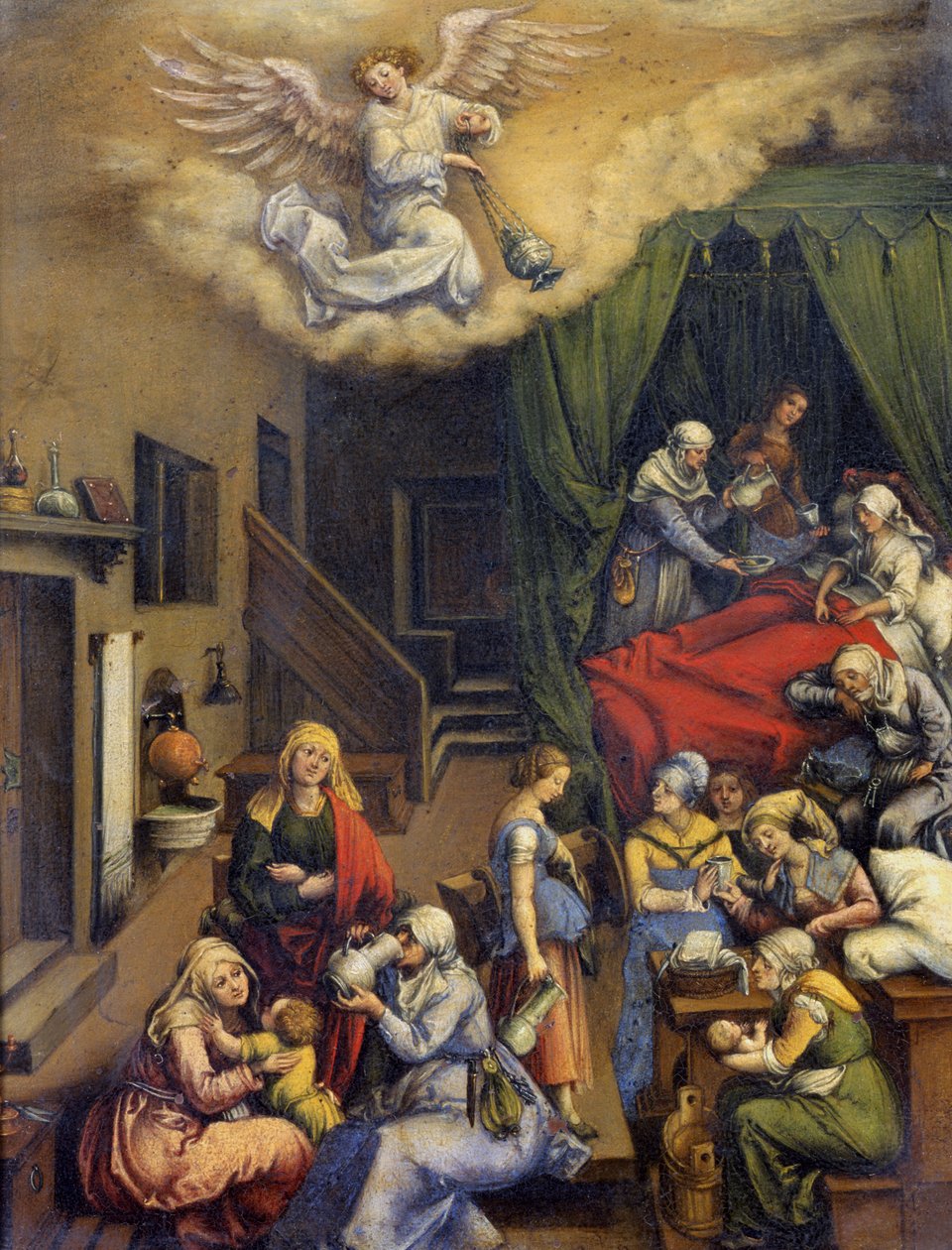 Geboorte van de Maagd Maria door German School