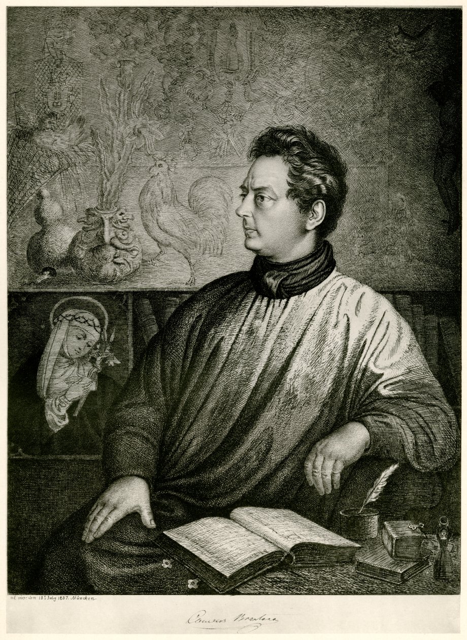 Clemens Brentano door German School