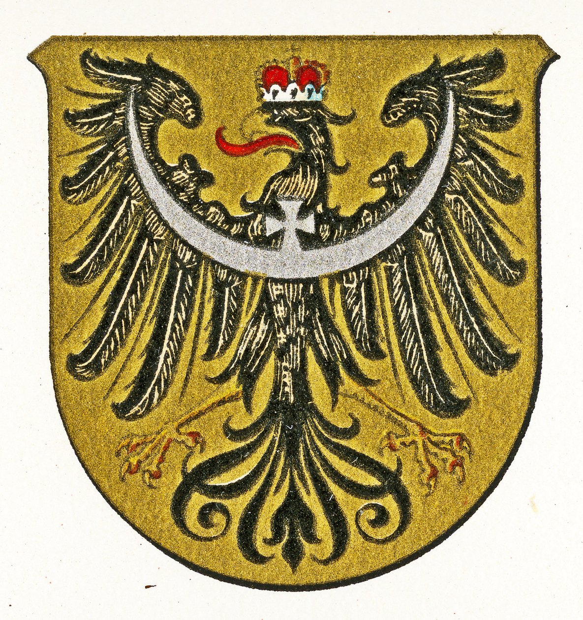 Wapen van Silezië, ca. 1898 door German School