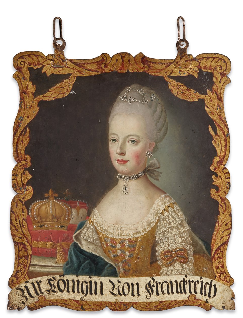 Enseigne Marie-Antoinette, na 1774 door German School