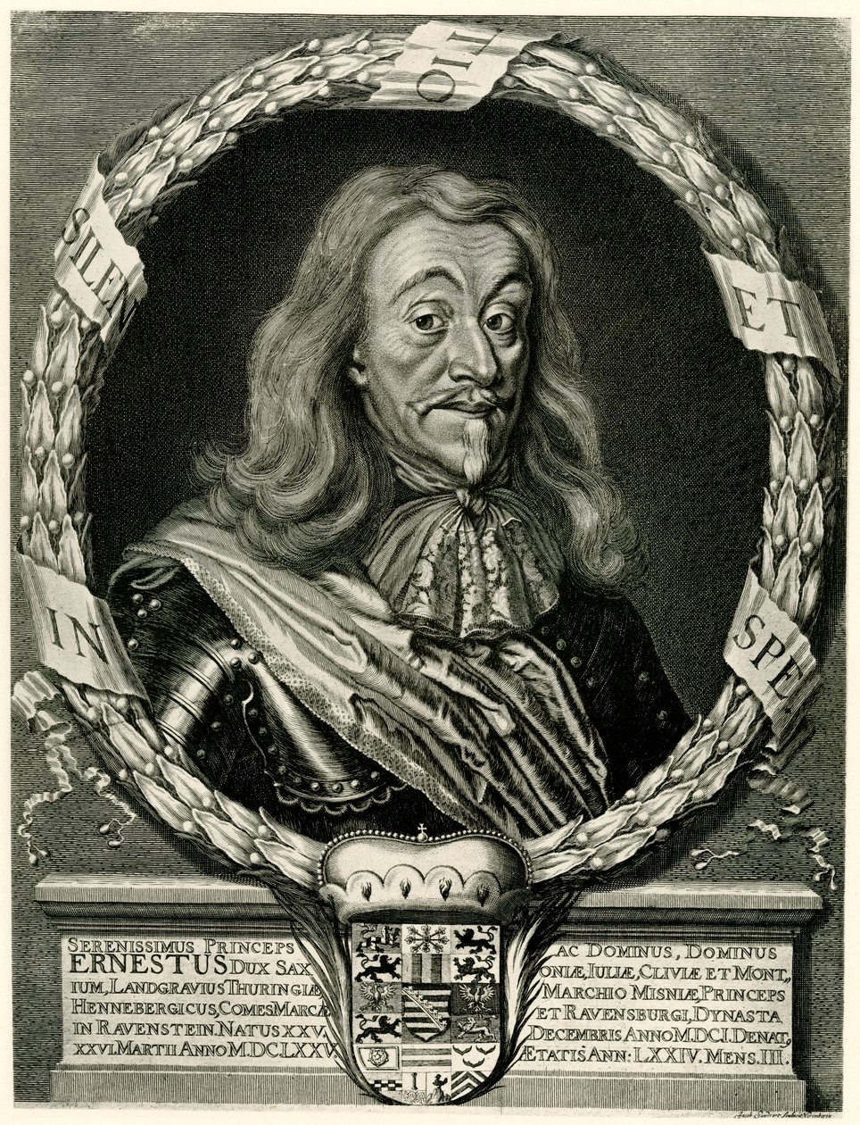 Ernst I de Vrome door German School