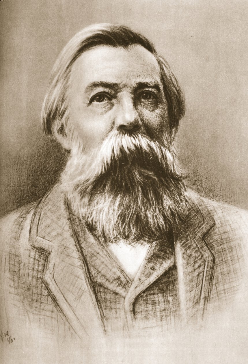 Frederick Engels door German School