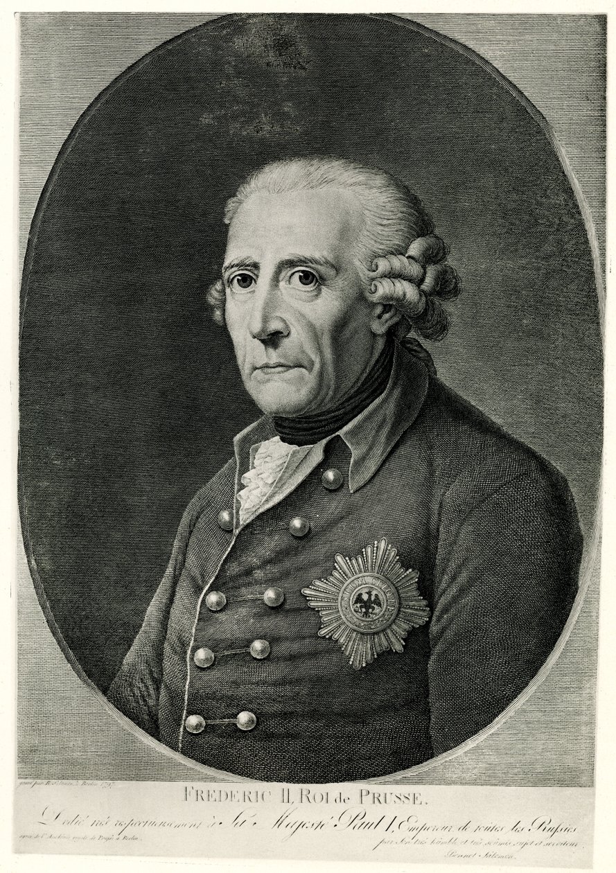 Frederik II de Grote door German School