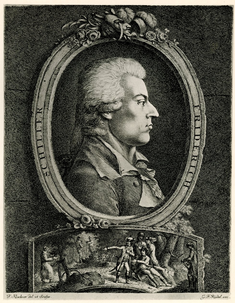 Friedrich von Schiller door German School