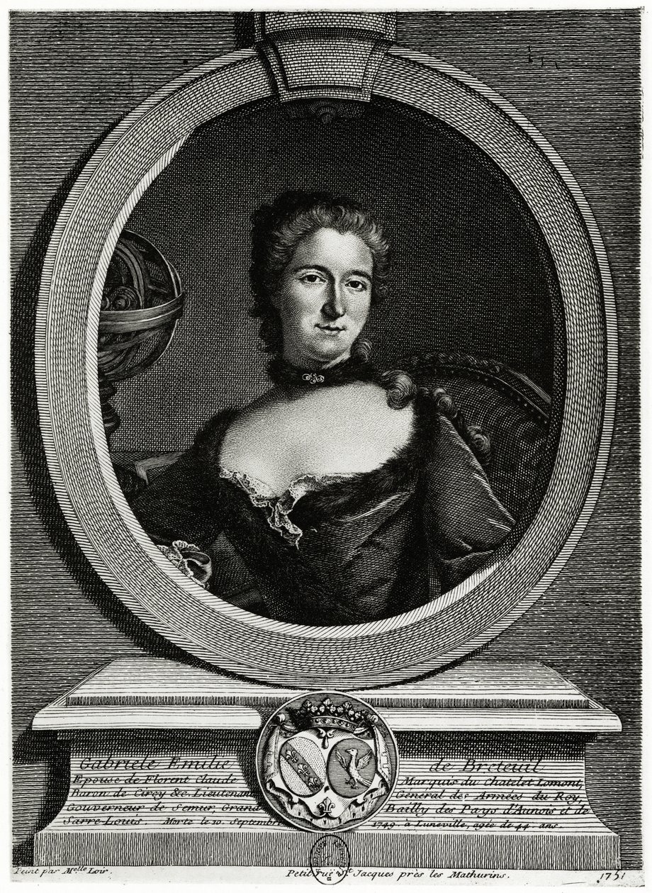 Gabriele Emilie du Chatelet door German School