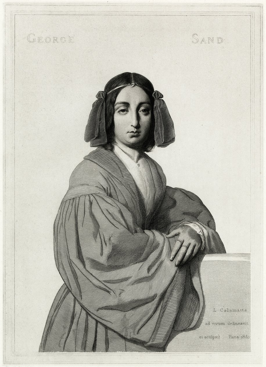 George Sand door German School