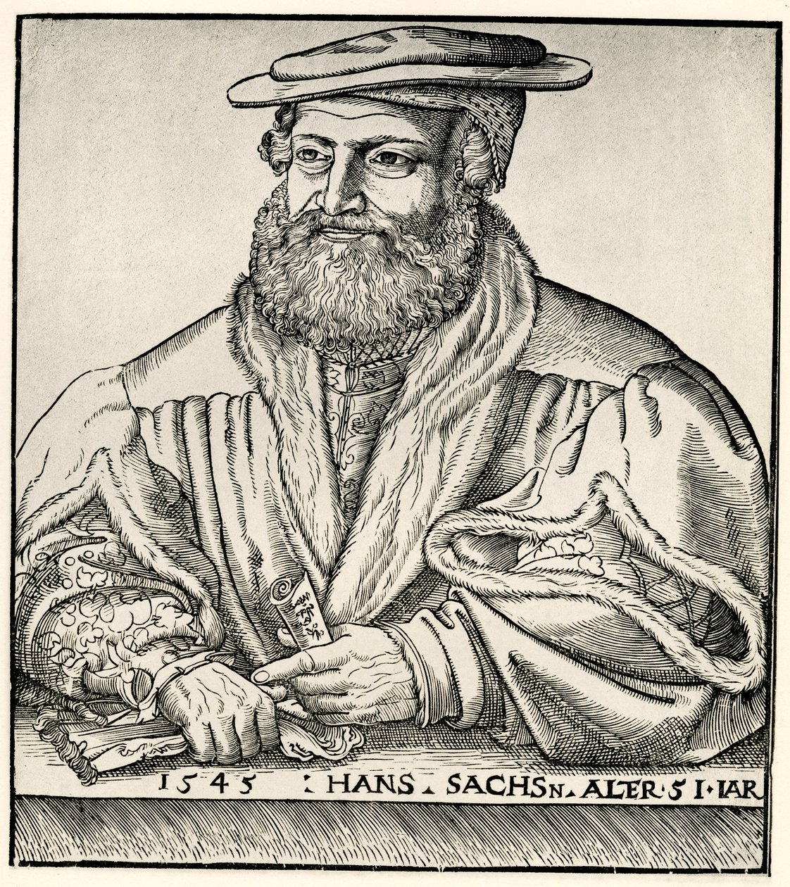 Hans Sachs door German School