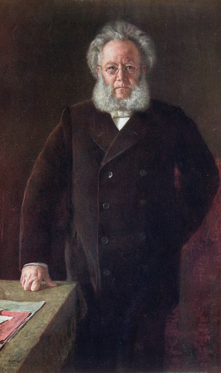 Henrik Ibsen (1828-1902) door German School