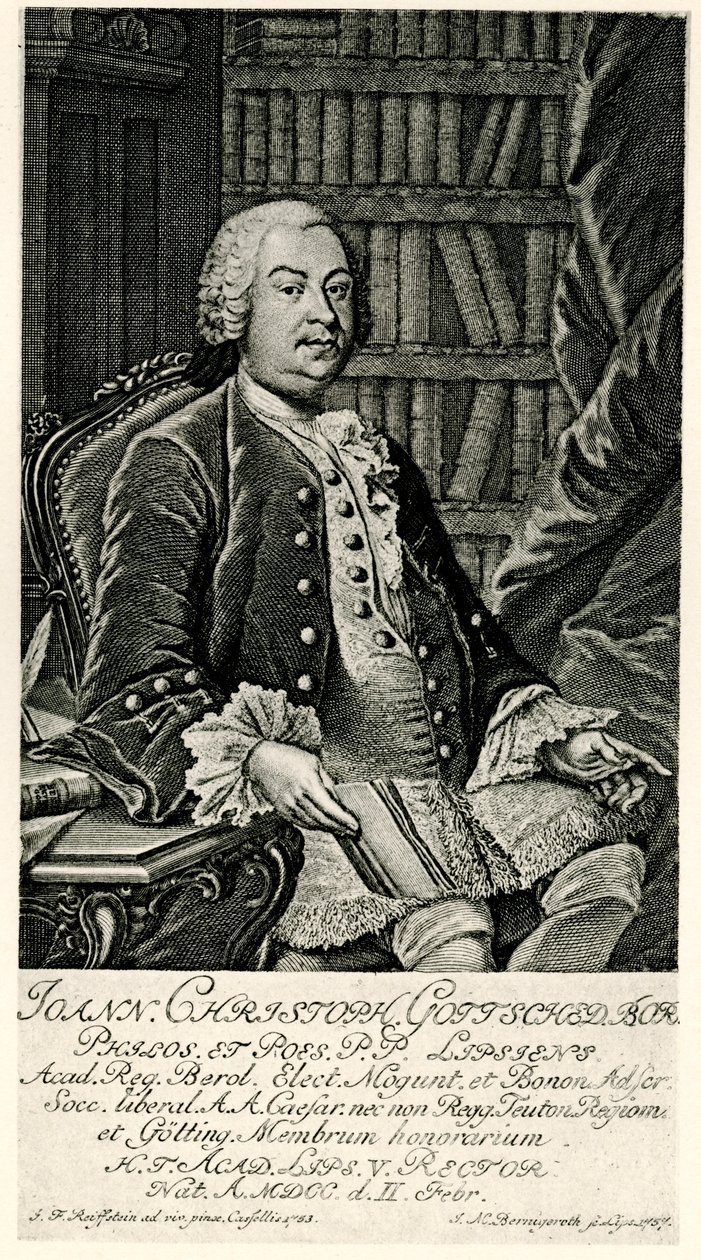 Johann Christoph Gottsched door German School