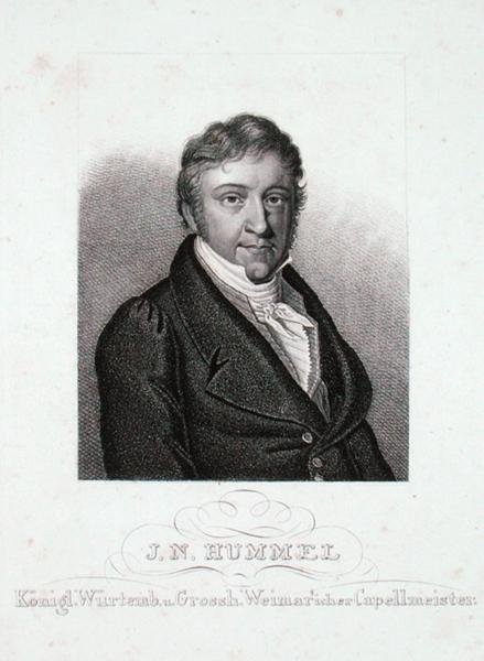 Johann Nepomuk Hummel (1778-1837) door German School