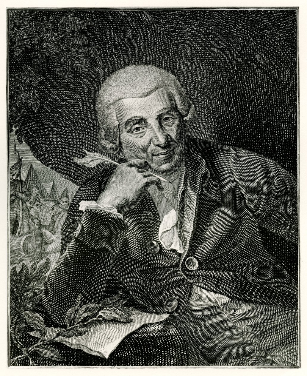 Johann Wilhelm Ludwig Gleim door German School