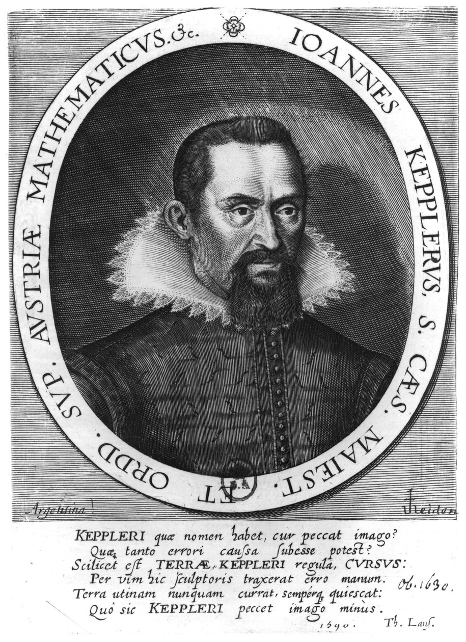 Johannes Kepler (1571-1630) 1590 door German School
