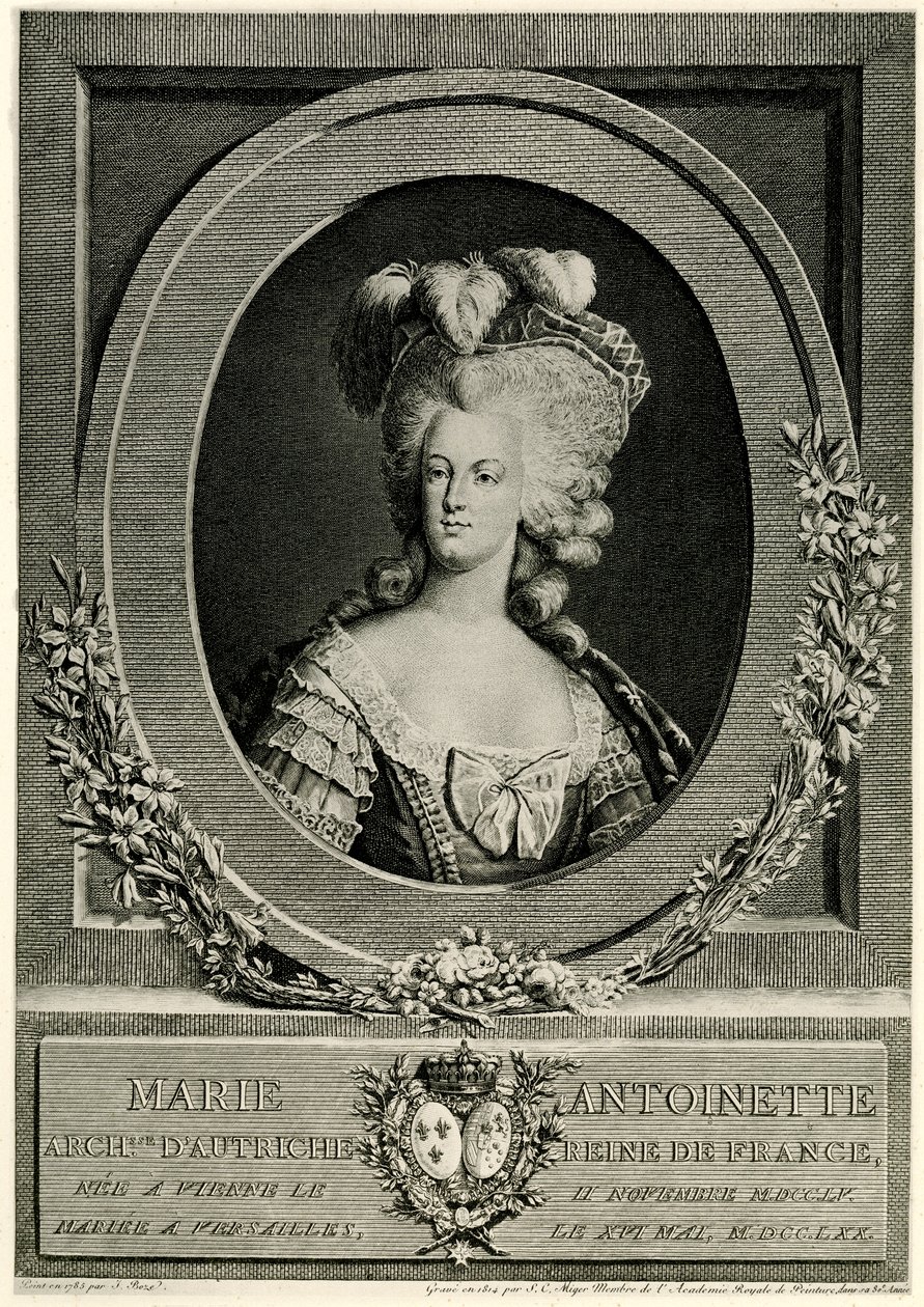 Marie Antoinette door German School