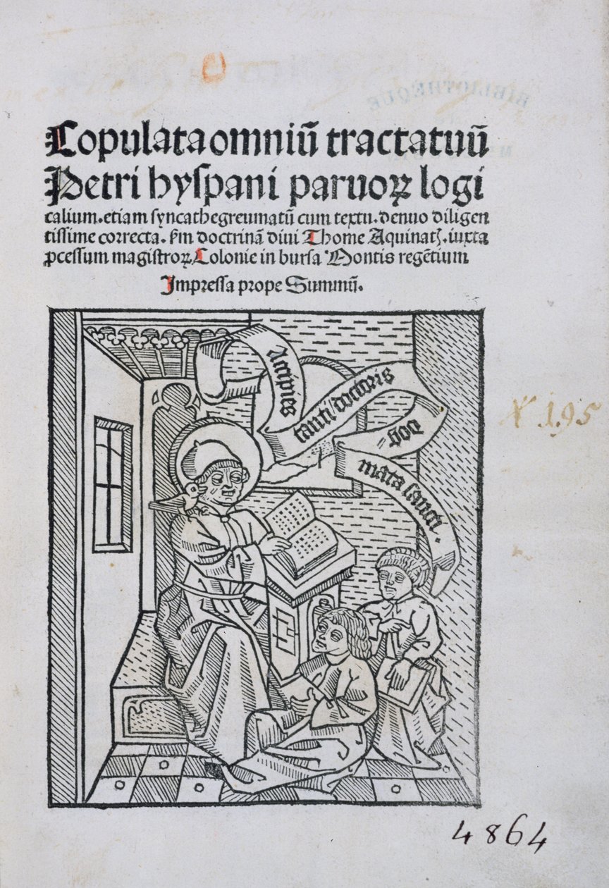 Meester en leerlingen, 1490 door German School