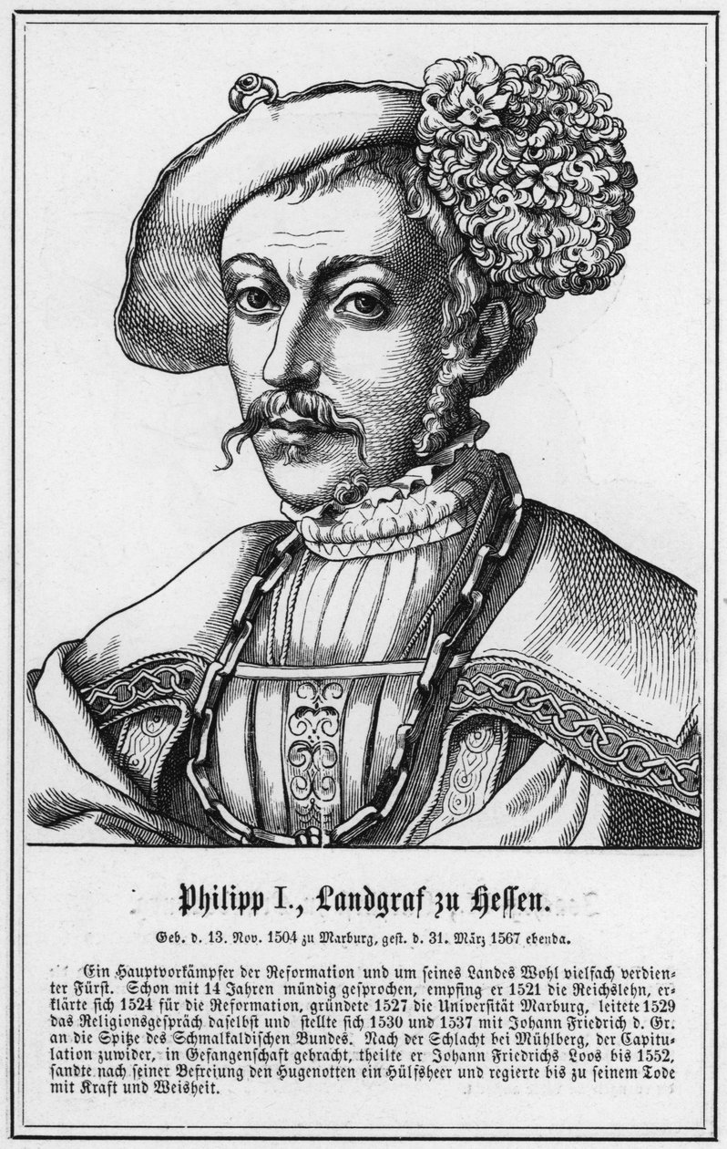 Philipp I, landgraaf van Hessen door German School