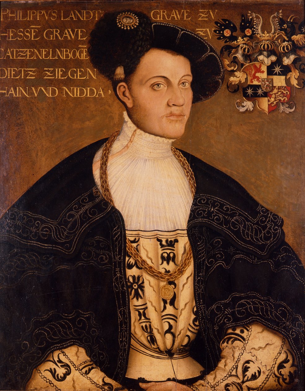Philipp von Hessen door German School