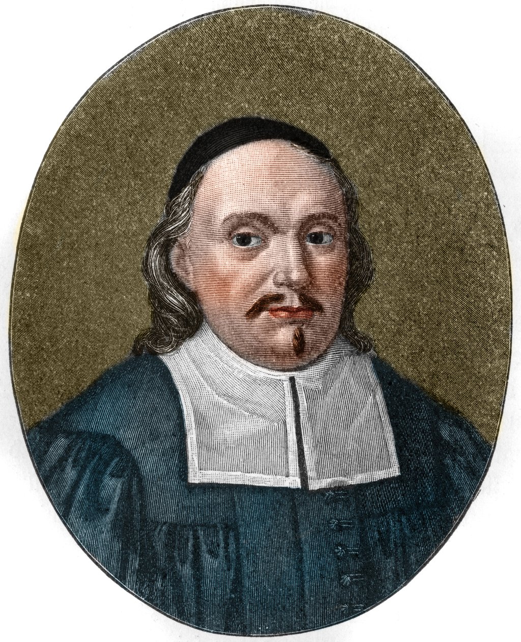 Portret van Paul Gerhardt door German School