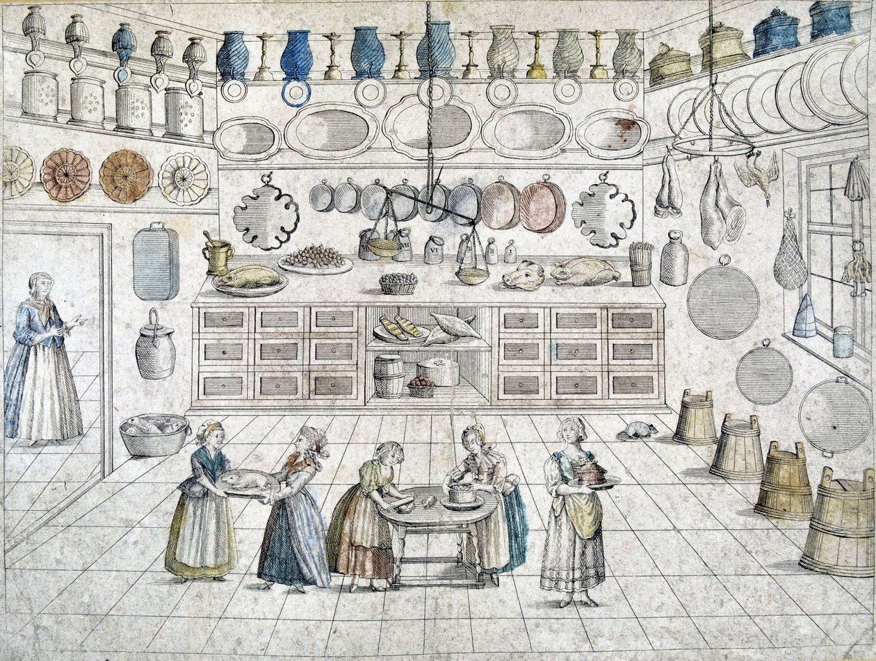 Dienaren in de keuken, Duitsland door German School