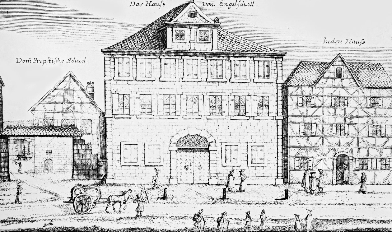 De hoofdstraat in Neurenberg door German School