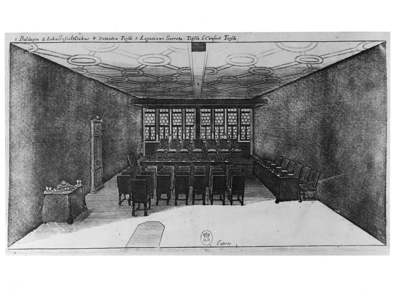 De Römer Hall in Frankfurt-am-Main door German School