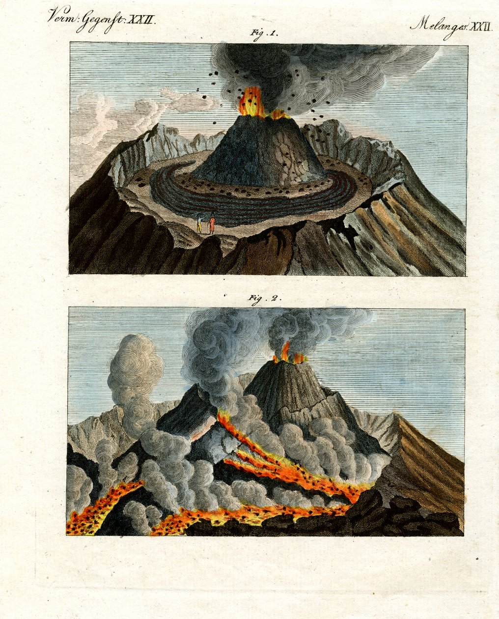 De Vesuvius door German School
