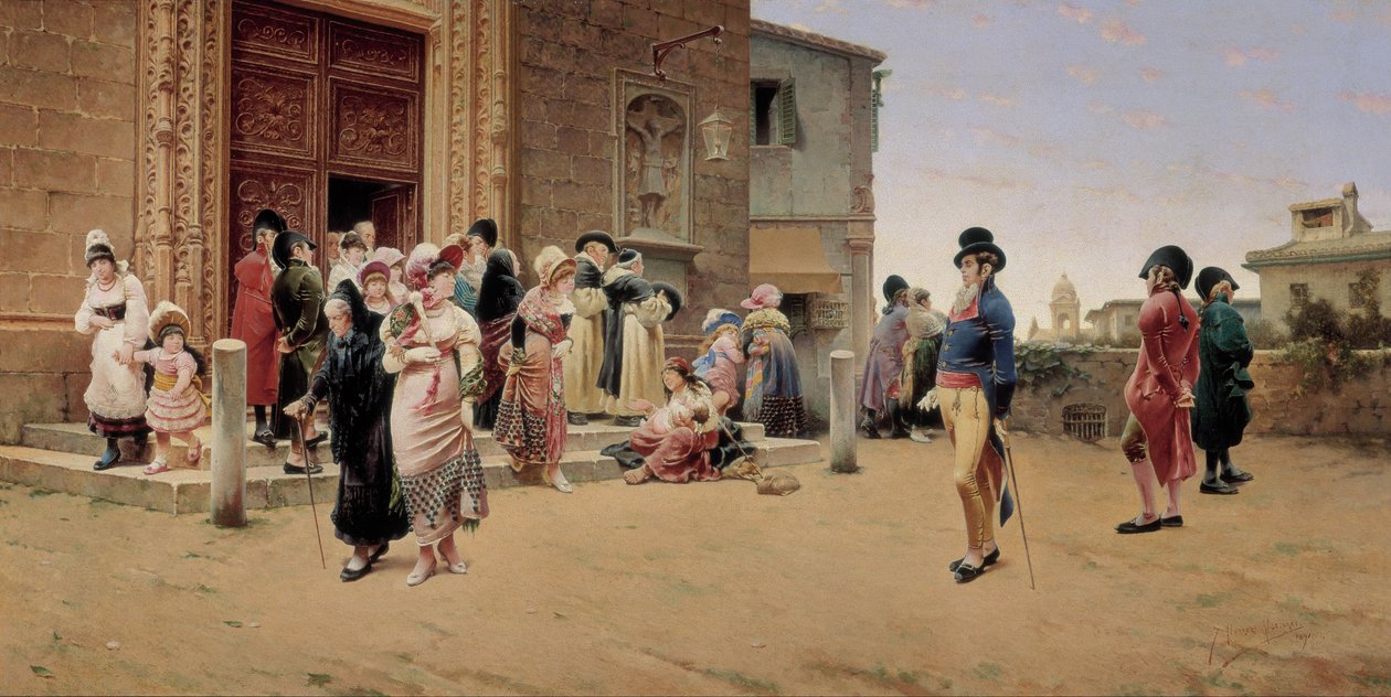 Na de kerk door Germán Álvarez Algeciras