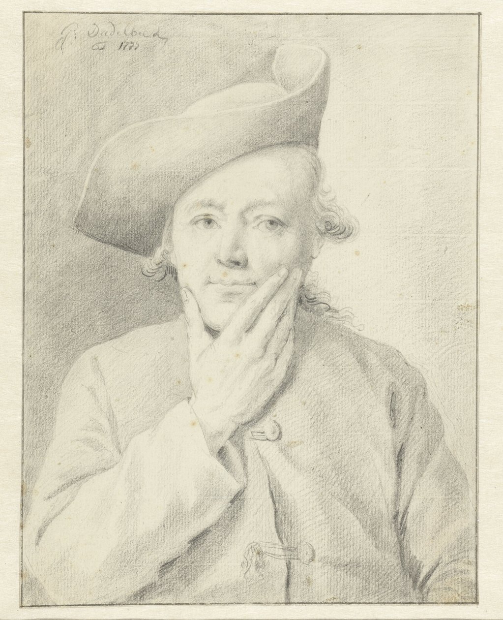Mansbuste door Gerrit Dadelbeek