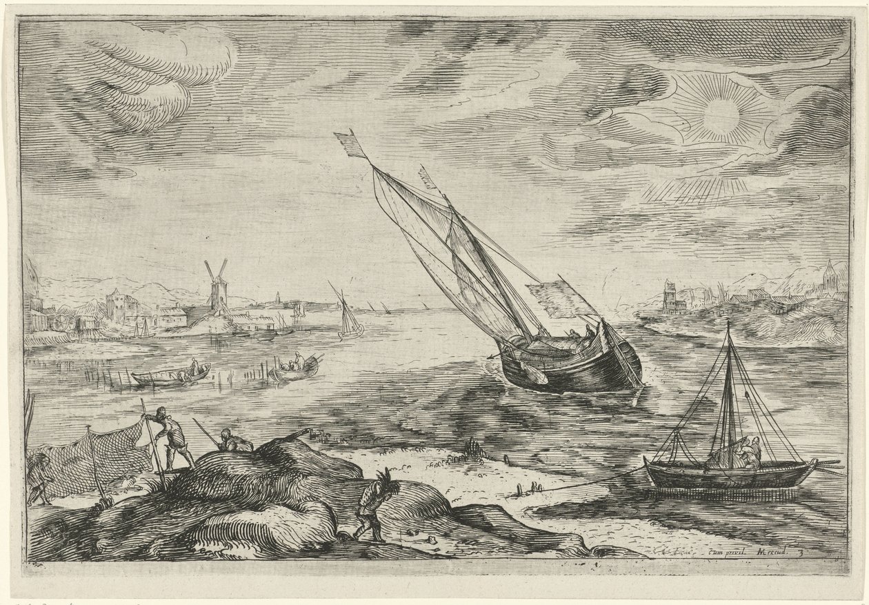 Riviergezicht door Gerrit Gauw