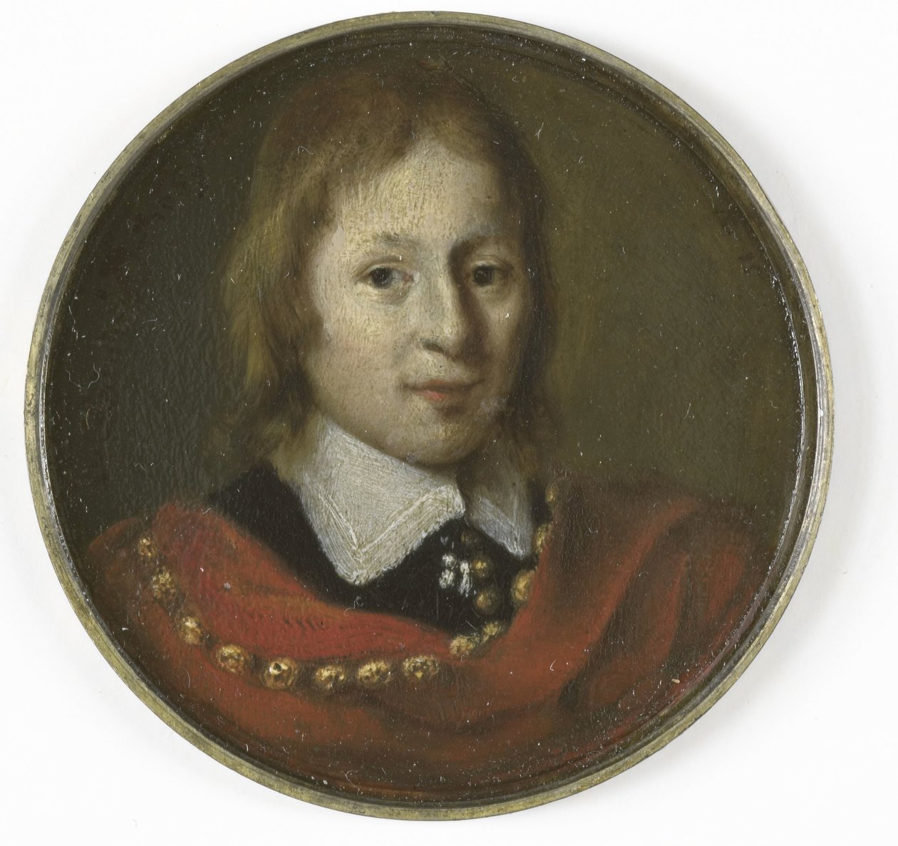 Portret van een vijftienjarige jongen door Gerrit Lundens