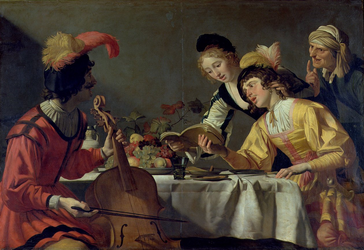 Concert door Gerrit van Honthorst