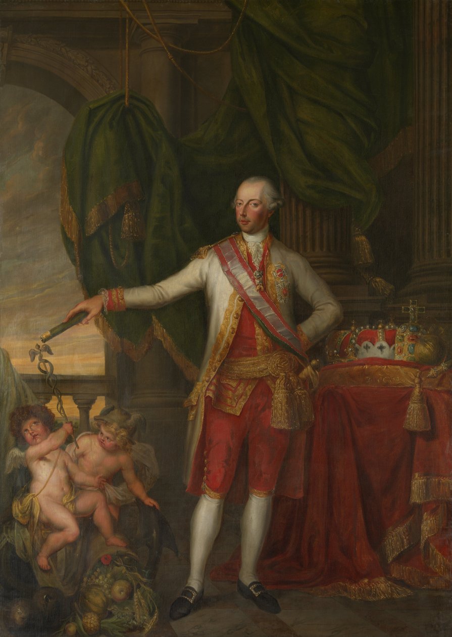 Portret van keizer Jozef II door Gertrude de Pelichy  
