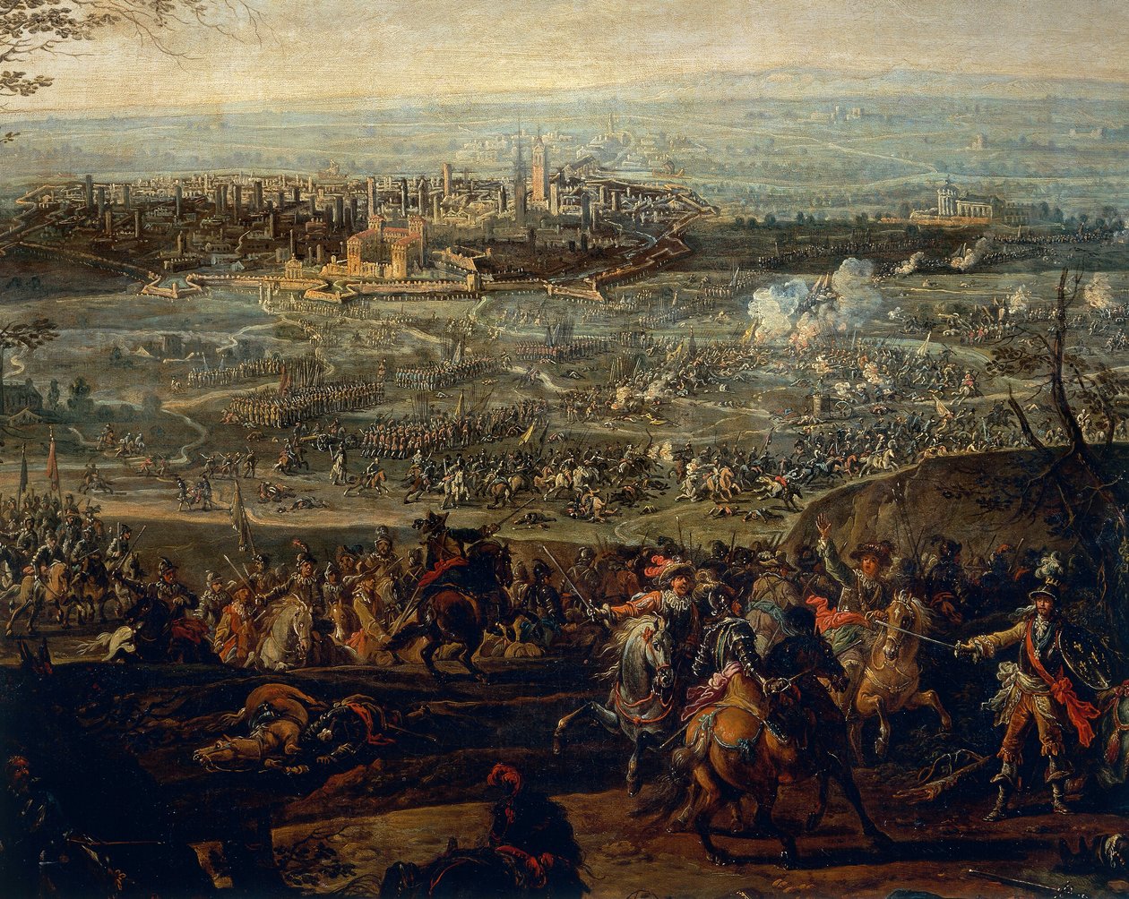 Slag bij Pavia door Gherardo Poli