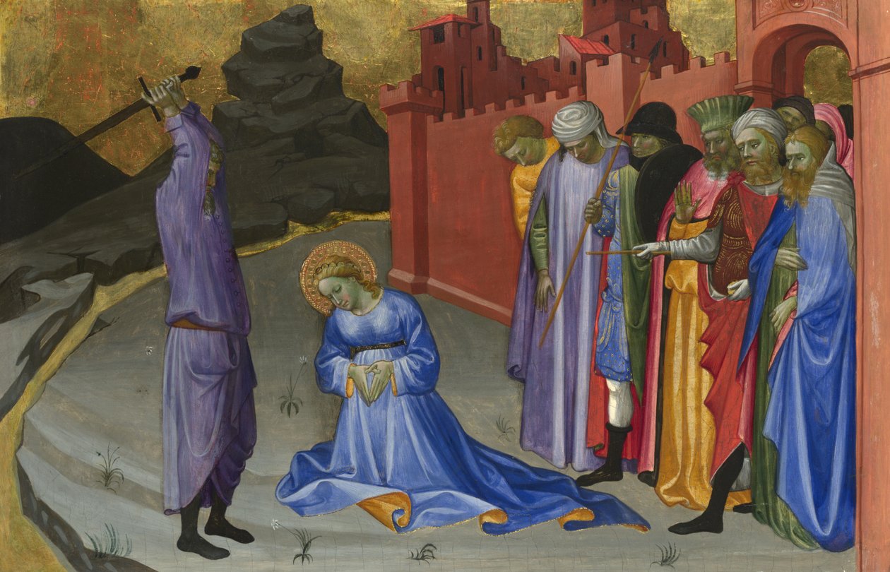 De onthoofding van Sint Margaretha door Gherardo Starnina
