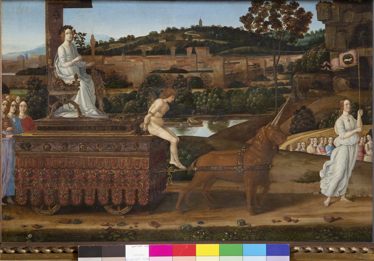 Triomf van de Kuisheid door Gherardo di Giovanni