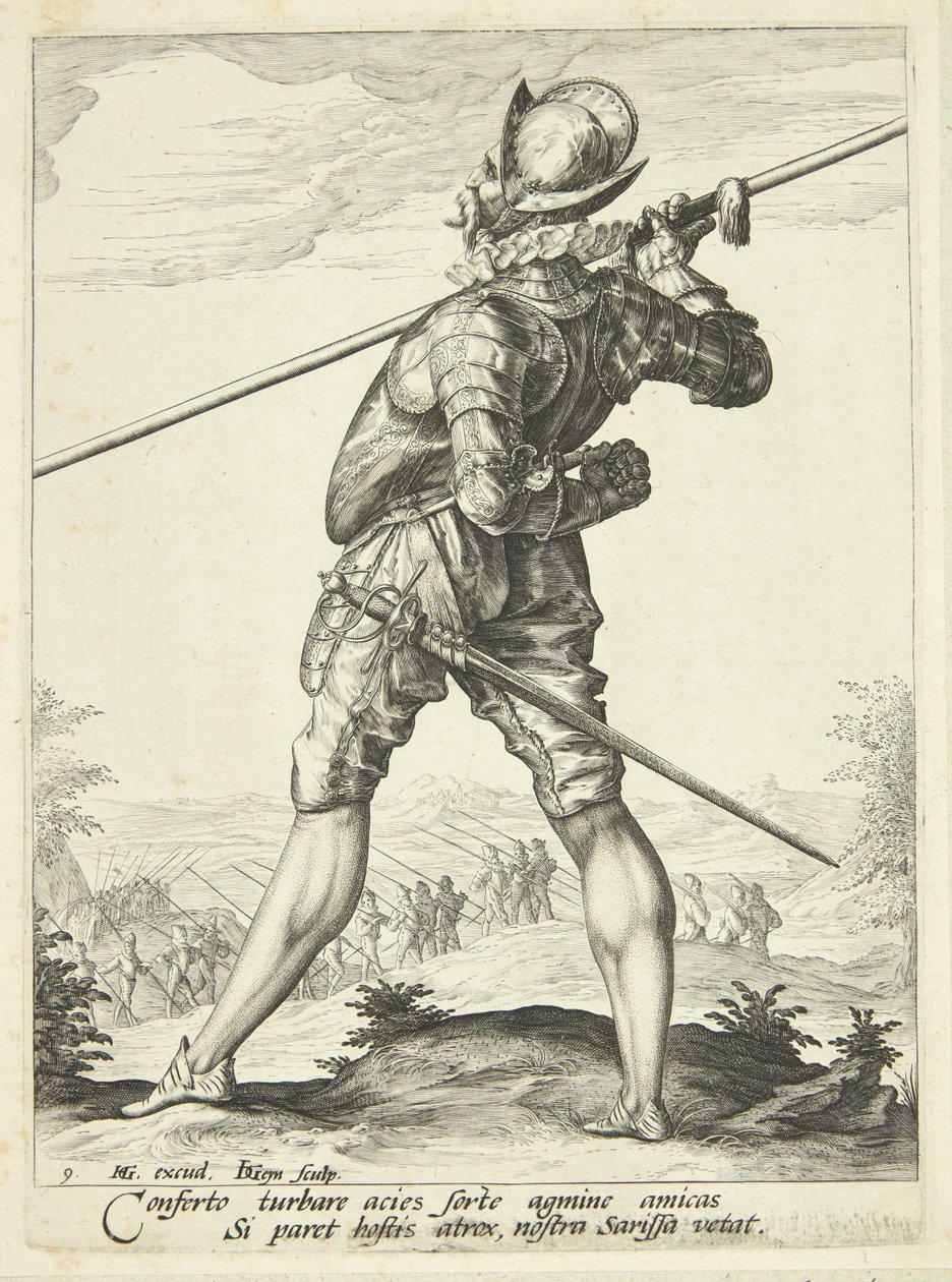 Een piekenier door Gheyn, Jacques II de