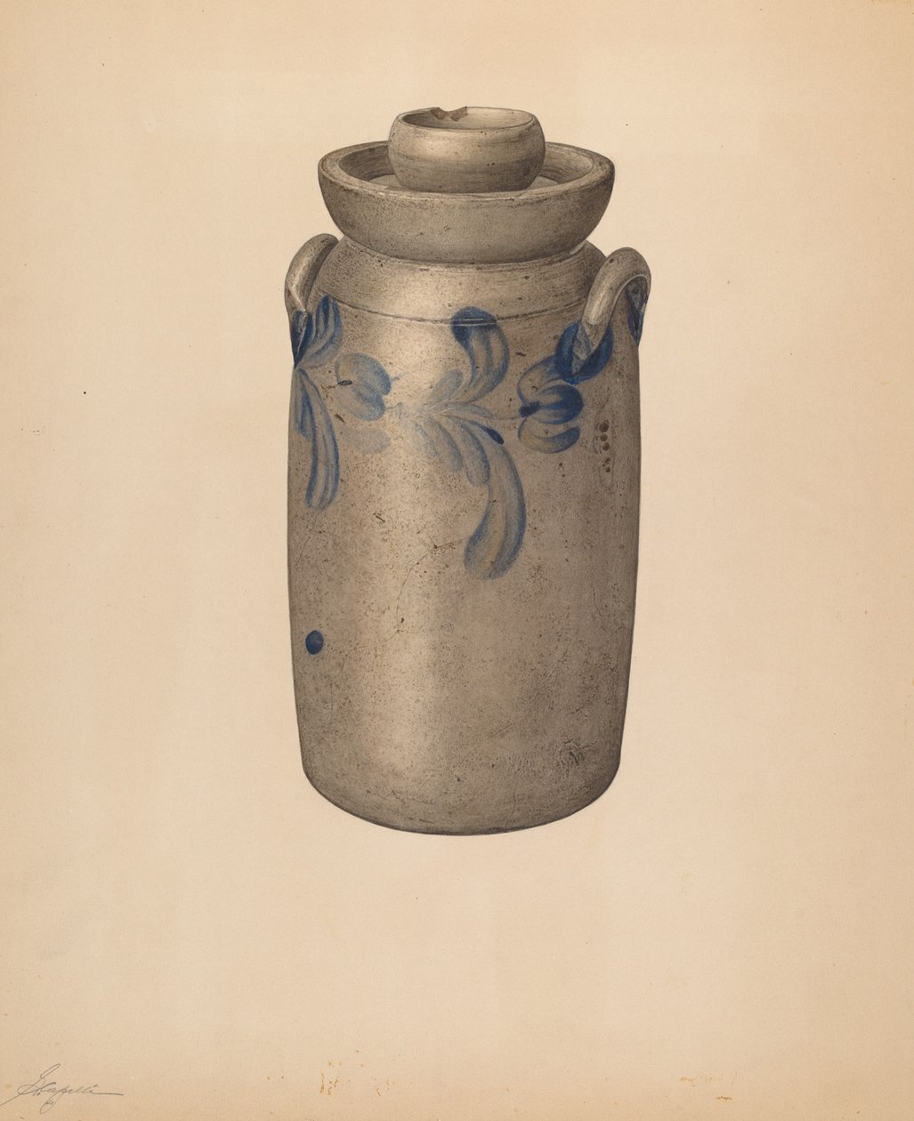 Boterkarn, c. 1940 door Giacinto Capelli