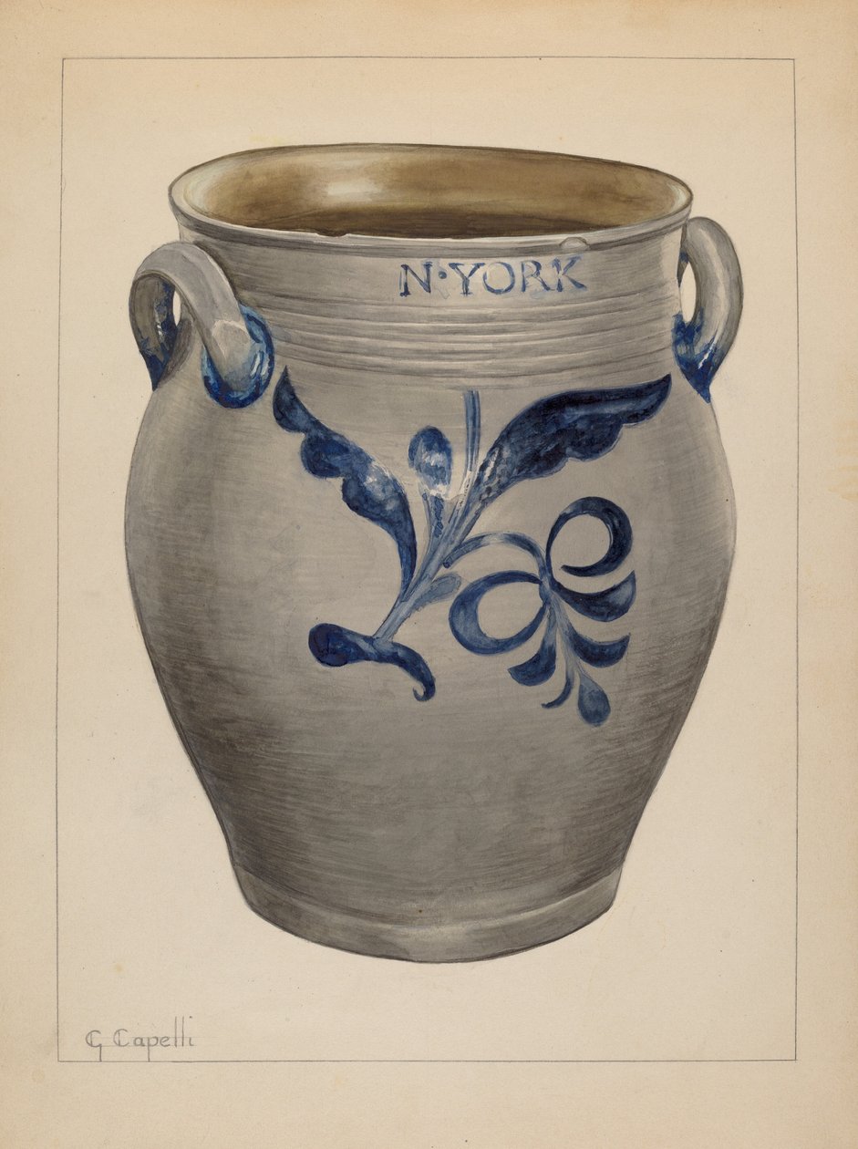Pot, ca. 1937 door Giacinto Capelli