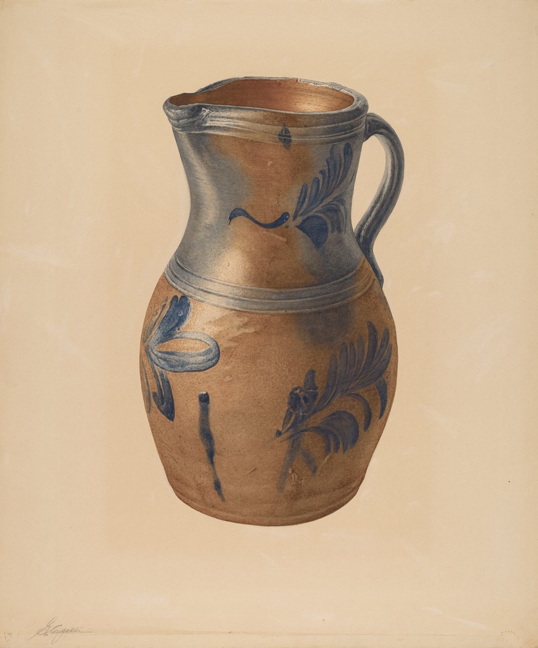 Kan, ca. 1940 door Giacinto Capelli