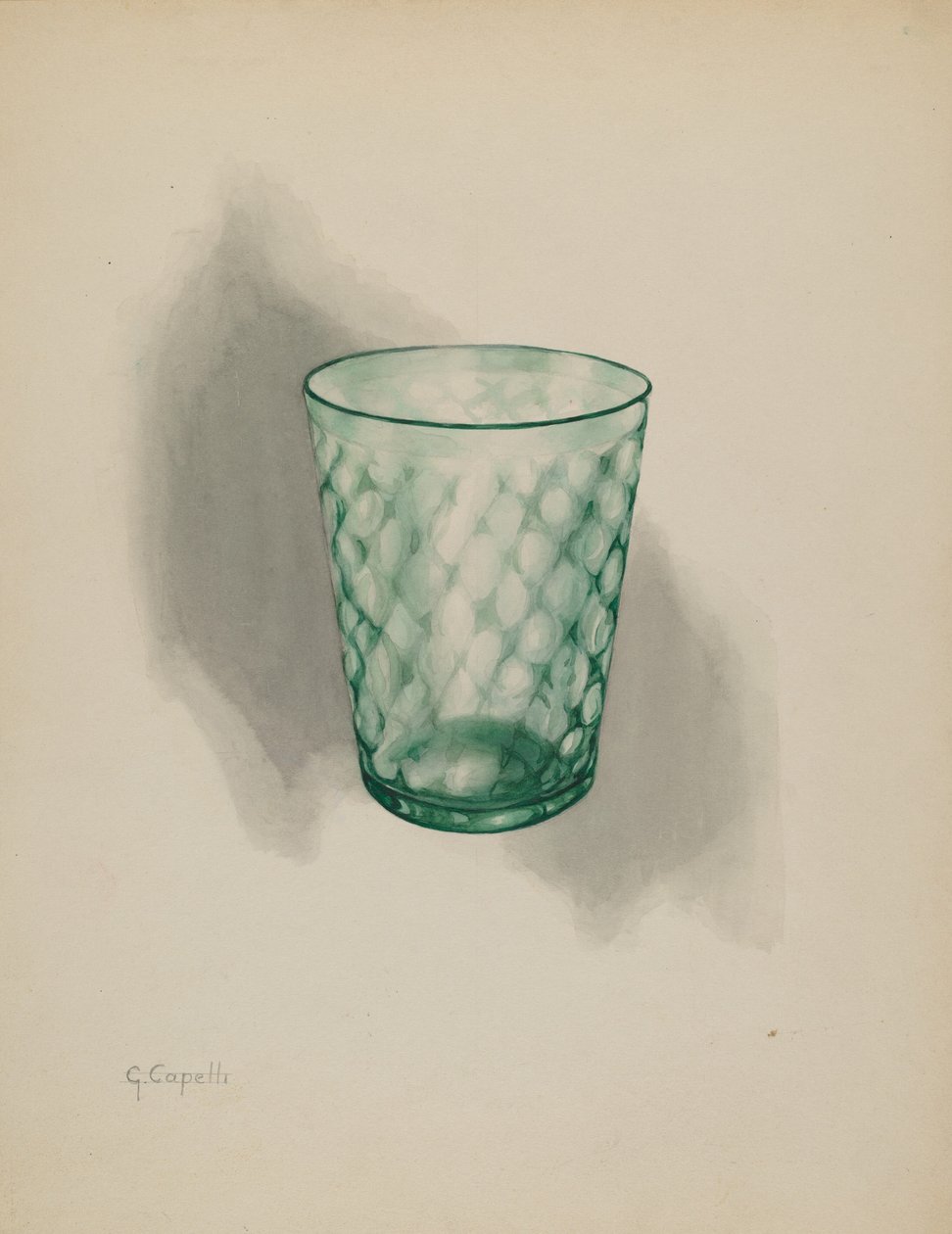 Tumbler, ca. 1937 door Giacinto Capelli